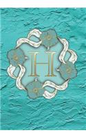 H Monogram Notebook
