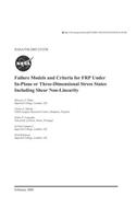 Failure Models and Criteria for Frp Under In-Plane or Three-Dimensional Stress States Including Shear Non-Linearity