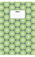 96 pp 6"x9" Ruled Notebook