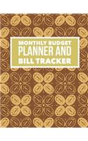 Monthly Budget Planner and Bill Tracker: Vintage Design Weekly Expense Tracker Bill Organizer Notebook Step-by-Step Guide to track your Financial Health - Personal Finance Journal Planning 