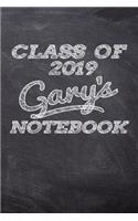 Class of 2019 Gary's Notebook