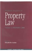 Modern Studies in Property Law - Volume 1