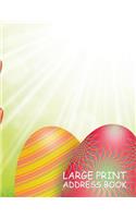 Large Print Address Book: Tulips 01, 3 Addresses per Page - 300 Address - Great Quality Super Easy to Read - (Letter size 8.5 x 11 Inches) 100 Pages - 021(21 Address Book)
