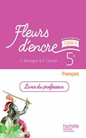 Fleurs d'encre 5e cycle 4 - Livre du professeur