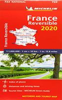 France - reversible 2020 - Michelin National Map 722