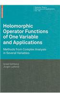 Holomorphic Operator Functions of One Variable and Applications