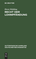 Recht Der Lohnpfändung
