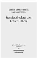 Staupitz, theologischer Lehrer Luthers
