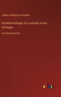 Mitschuldigen; Ein Lustspiel in drei Aufzügen: in Großdruckschrift