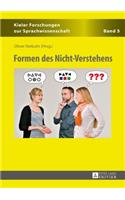 Formen Des Nicht-Verstehens