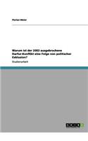 Warum ist der 2003 ausgebrochene Darfur-Konflikt eine Folge von politischer Exklusion?
