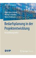 Bedarfsplanung in Der Projektentwicklung