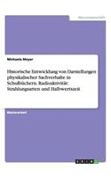 Historische Entwicklung von Darstellungen physikalischer Sachverhalte in Schulbüchern.Radioaktivität