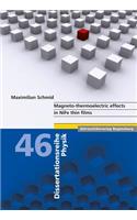 Magneto-Thermoelectric Effects in Nife Thin Films