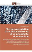 Microencapsulation d''un Diisocyanate Et d''un Phosphate d''ammonium