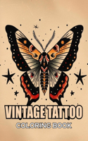 Vintage Tattoo Coloring Book