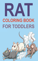 Rat Coloring Book For Toddlers: Rat Coloring Book For Kids