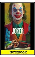 Joker notebook - best gift for Joker lovers: 6x9 inch, 120 pages, blank line, notepad, journal, Joker notebook, Joker office supplies