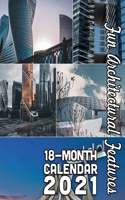 Fun Architectural Features 18-Month Calendar 2021