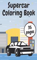 Supercar Coloring Book