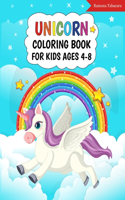 Unicorn Coloring Book for Kids Ages 4-8