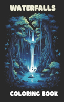 Waterfalls Coloring Book