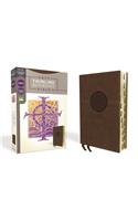 NRSV, Thinline Reference Bible, Leathersoft, Brown, Thumb Indexed, Comfort Print