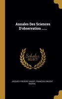 Annales Des Sciences D'observation ......