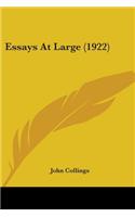 Essays At Large (1922): (English)