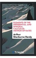 Elements of the Differential and Integral Calculus