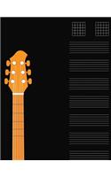 Guitar Tabs for Songs: Notebook for Kids & Adults Composing Guitar Music