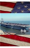 US Navy Aircraft Carrier USS Eisenhower (CVN 69) in Norfolk Journal: Take Notes, Write Down Memories in this 150 Page Lined Journal