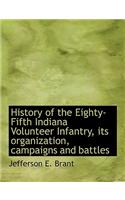 History of the Eighty-Fifth Indiana Volunteer Infantry, Its Organization, Campaigns and Battles