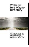 Williams Fort Wayne Directory