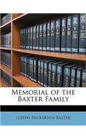 Memorial of the Baxter Family