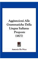 Aggiunzioni Alle Grammatiche Della Lingua Italiana