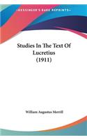 Studies in the Text of Lucretius (1911)