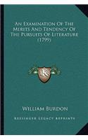 An Examination of the Merits and Tendency of the Pursuits of Literature (1799)