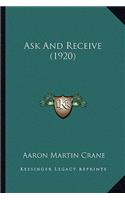 Ask and Receive (1920)
