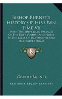 Bishop Burnet's History Of His Own Time V6