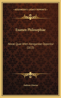 Examen Philosophiae
