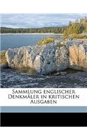 Sammlung Englischer Denkmäler in Kritischen Ausgaben Volume V.05