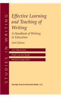 Effective Learning and Teaching of Writing