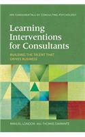 Learning Interventions for Consultants