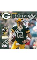 Green Bay Packers Aaron Rodgers 2019 12x12 Player Wall Calendar