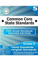 Fifth Grade Common Core Workbook - Teacher Edition