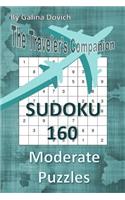 The Traveler's Companion: SUDOKU 160 Moderate Puzzles(3 Traveler's Companion)