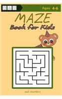 MAZE Book for Kids Ages 4-6