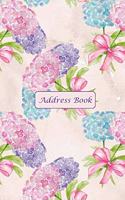 Address Book: Pretty Hydrangeas Pattern Address Book: Address Book for Women, Teens, Seniors in Pretty Hydrangea Pattern