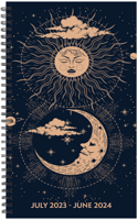 Celestial Soul 2023-24 Academic 3.5 X 6.5 Small Spiral Softcover Planner
